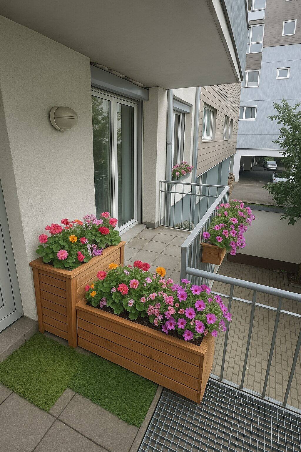 Balkon der Cityresidenz Karlsruhe