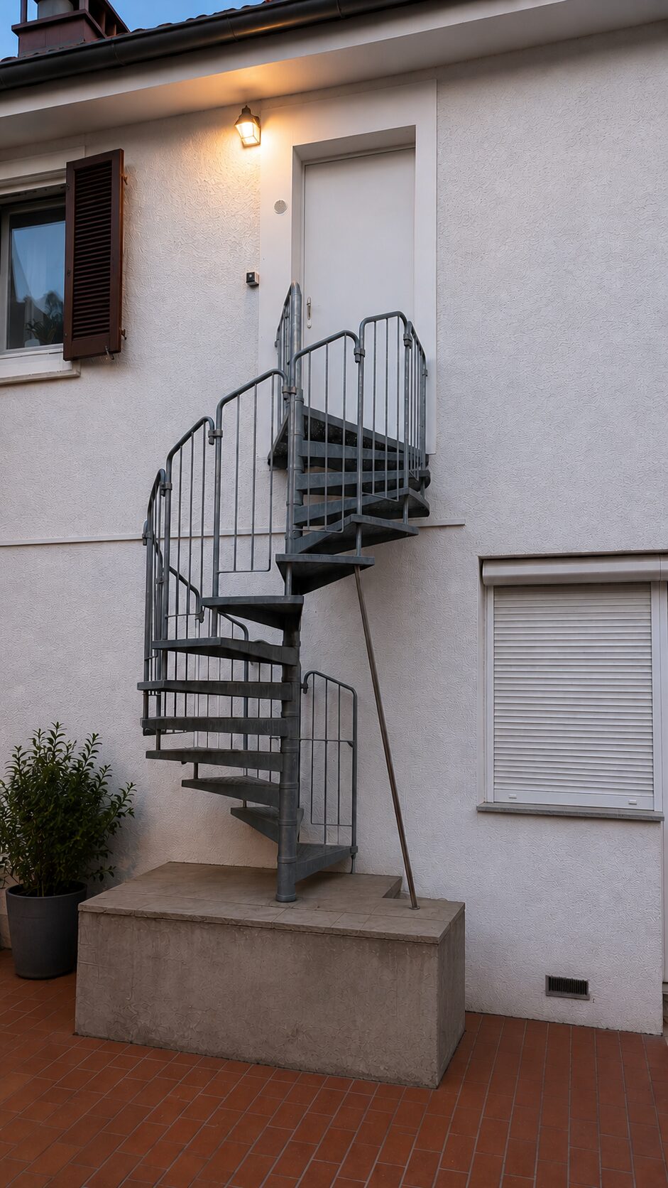 Außenwendeltreppe